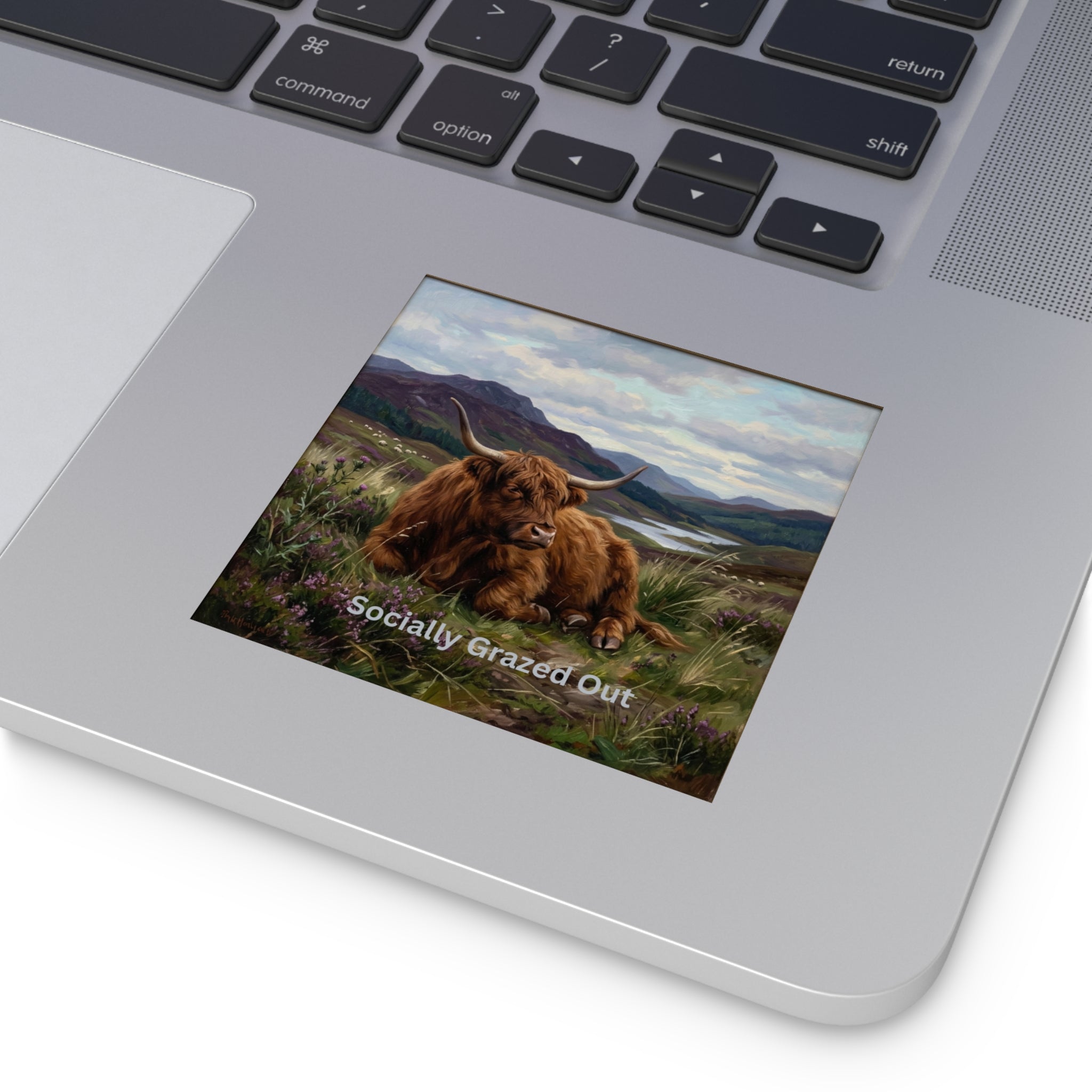 Copy of Tiny Triumphs-  Highland Cow Cozy Checklist Vinyl Sticker