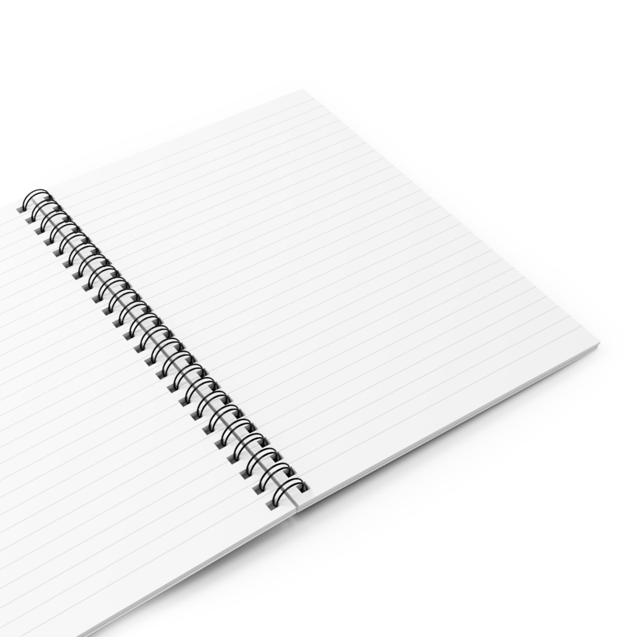 Thoughts From the Bushes Spiral Notebook — Cute Highland Cow Ruled Journal for Notes & Gifts